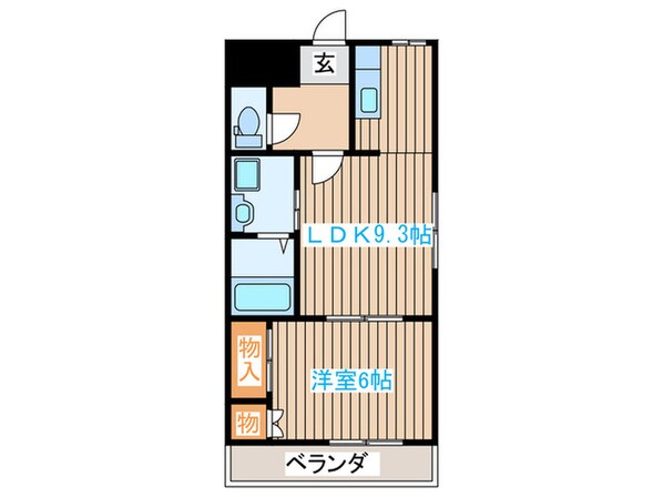 サニープレイスⅢの物件間取画像